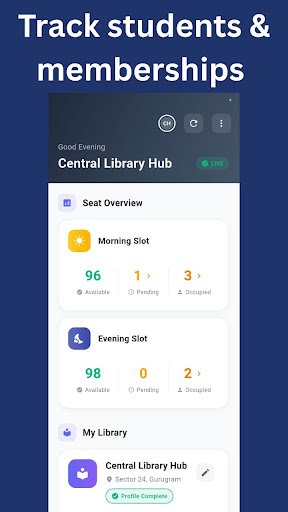 LibraryTrack Dashboard